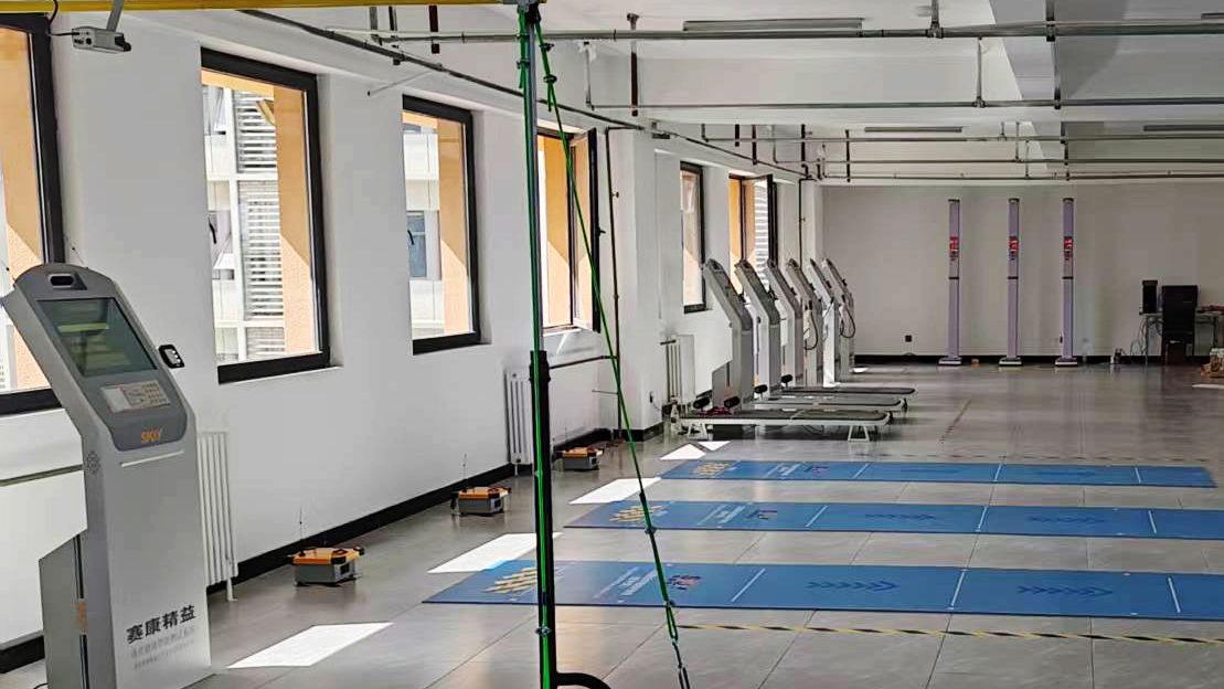 赛康精益—西安工商学院全自动体测中心建设完成